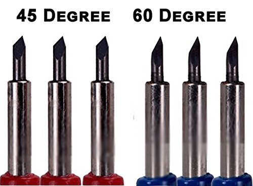 Craft Blades German Carbide Bulk Packs Deep Point (20 Pack - 15 Standard & 5 Deep Point) Bridge Cutters