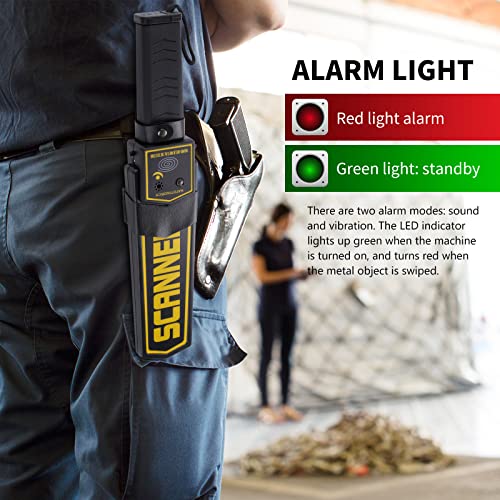 NATOTINORCH Handheld Metal Detector Wand,High-Sensitivity Security Detector Wand, for Security Inspection, Detection of Various Electronic Products, Natotinorch