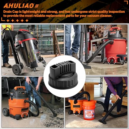 47922 Drain Cap Wet/Dry Vacs, for Shop Vac Drain Cap, New Workshop Vacuums Cleaner Replacement Parts Ahuliao