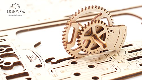 UGears Mechanical Town Series Tram Line Mechanical Wooden Model Kit 3D Puzzle Assembly UGEARS