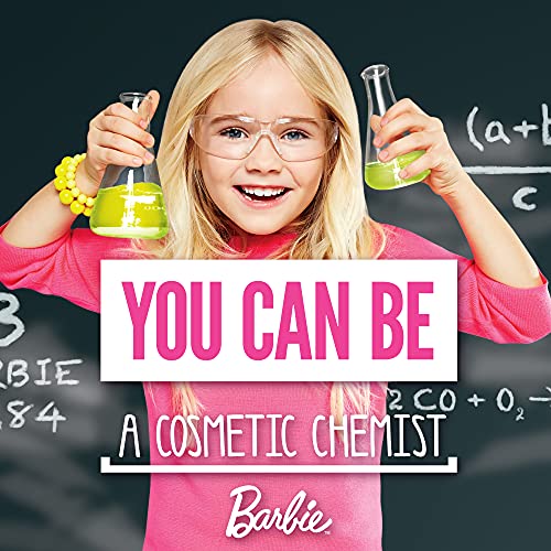 Barbie Cosmetic Case by Horizon Group USA, DIY Beauty Kit for an at-Home Spa Day, Create Your Own Face Sheet Masks, Nail Art & Body Glitter, Includes Barbie