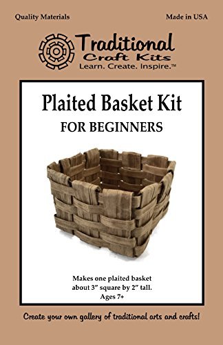 Traditional Craft Kits Beginner Coil Basket Kit - Complete Basket Weaving Kit Set, 6 Basket Making Kit with Basket Weaving Supplies, Complete with Traditional Craft Kits