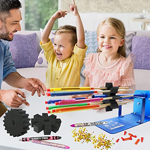 Riomh Epoxy Pen Turner Attachment, Glitter Pen Adapter for Holding Pens on Turner Machine, Sublimation Pens blank Turner Kit to Make Customized Pens Riomh