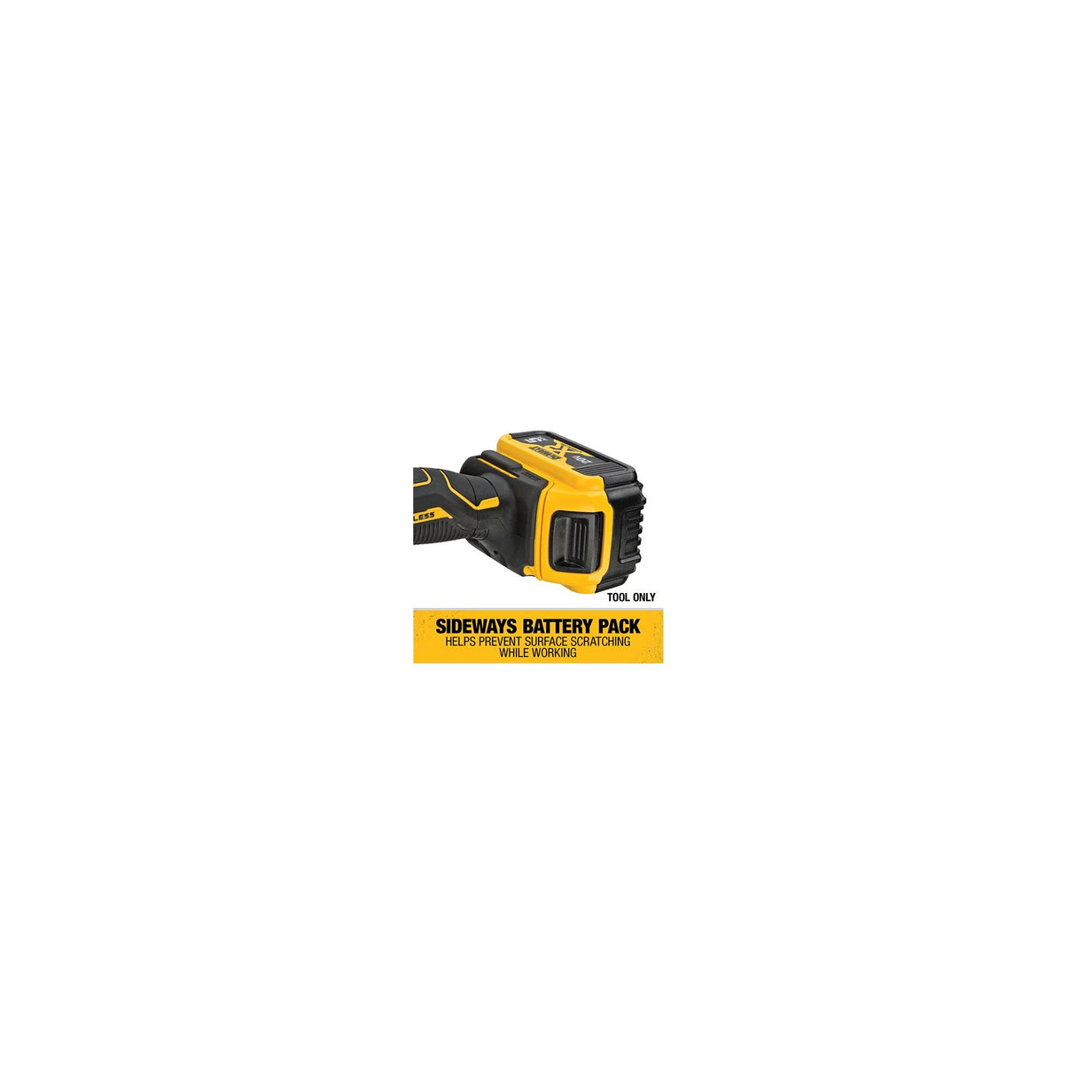 DEWALT 20V MAX* XR Cordless Polisher, Rotary, Variable Speed, 7-Inch, 180 mm, Tool Only (DCM849B) DEWALT