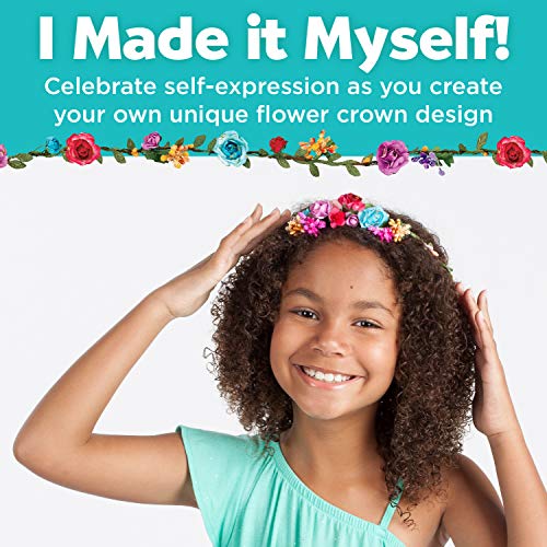 Creativity for Kids Flower Crowns Craft Kit - Create 4 Hair Accessories Creativity for Kids