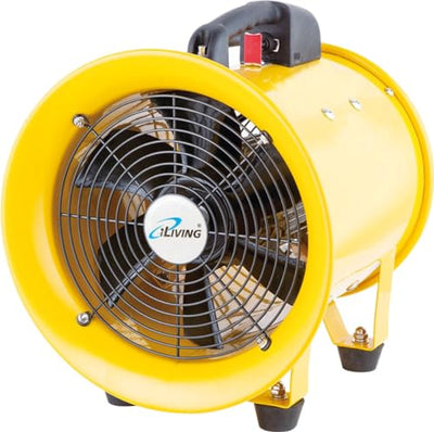 iLiving Utility High Velocity Blower, Fume Extractor, Portable Exhaust and Ventilator Fan (Utility 10")