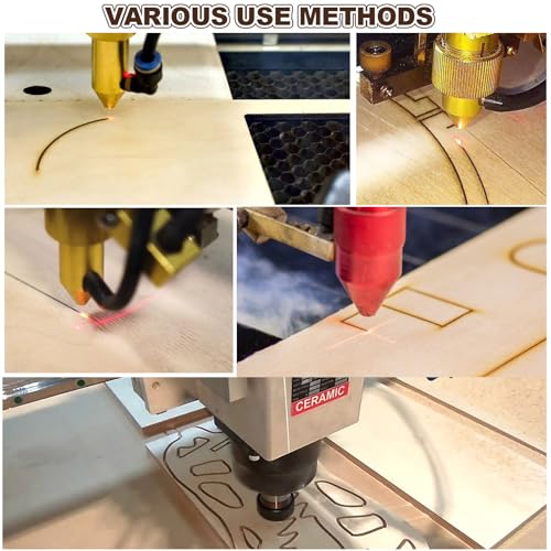 WOPPLXY 12 Pcs 8 x 4 Inch Walnut Plywood, 1/5" Thick Walnut Wood Sheets, Walnut Unfinished Wood for Crafts, Laser Cutting & Engraving, Painting, Wood WOPPLXY