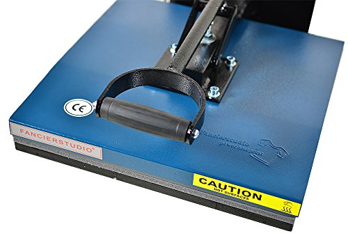 Fancierstudio Heat press Digital Heat Press 15 x 15 Sublimation Heat Press Rhinestone Heat Press T-Shirt Heat Press 15x15 B/BLK Fancierstudio
