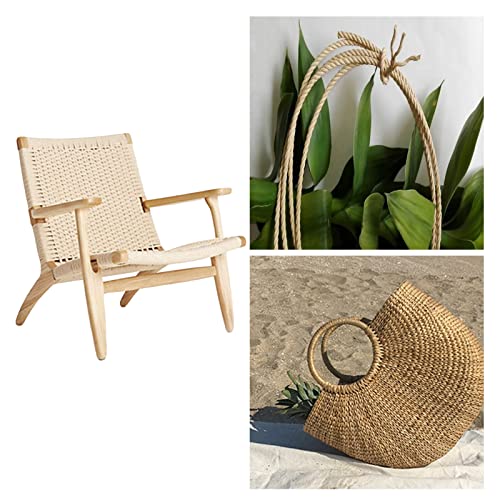 CHGCRAFT 2mm 164ft(50m) Floral Iron Bind Stem Wire Paper Wrapped Rattan Rope Rustic Paper Twine for Flower Bouquets Wedding Gift Wrap Weaving Basket CHGCRAFT