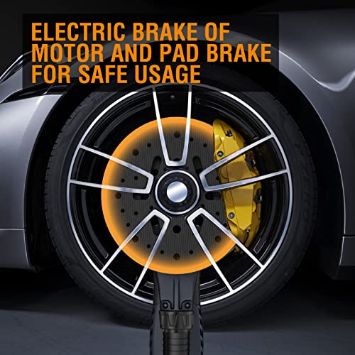 MAXXT Electric 5mm Random Orbital Sander, Palm Sander with Brushless Motor, 5&6Inch Sanding Pads, Central Vacuum, Sanders for Woodworking, Primary MAXXT