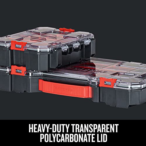 CRAFTSMAN VERSASTACK Storage Organizer, Small Parts Organizer, 20-Compartments, Lid Includes Secure Latch (CMST17828) Craftsman