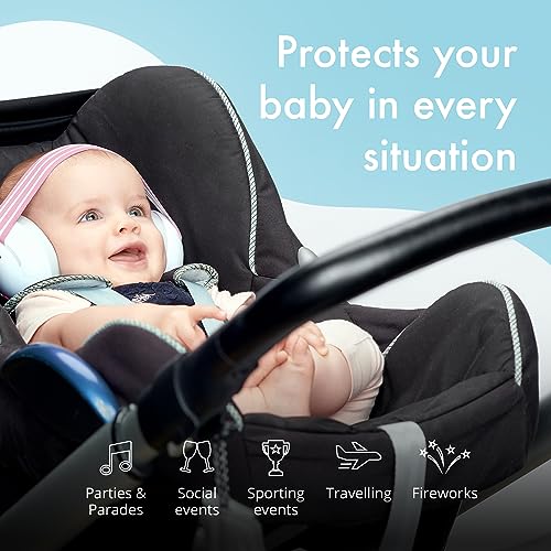 Alpine Muffy Baby Ear Protection for Babies and Toddlers up to 36 Months - CE & ANSI Certified - Noise Reduction Earmuffs - Comfortable Baby Alpine
