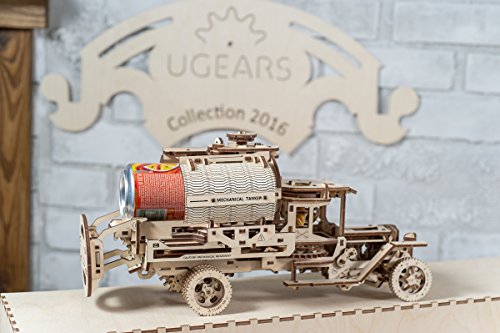 UGears Truck with Tanker Mechanical Wooden Model KIT 3D Puzzle Assembly UGEARS