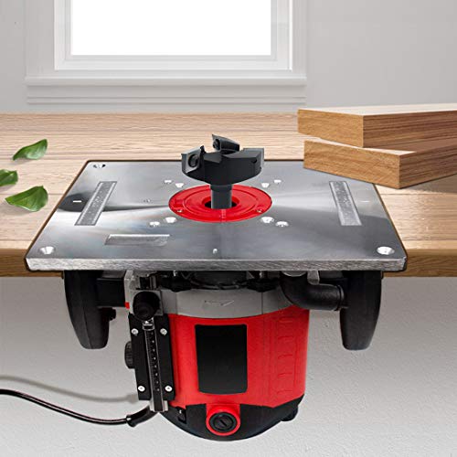 CNC Spoilboard Surfacing Router Bit, 1/2" Shank 2" Cutting Diameter, Insert Carbide Slab Flattening Router Bit Planing Bit Wood Planer Bit by BINSTAK BINSTAK