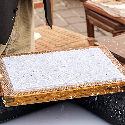 Eage Paper Making Screen Frame, A5 Size 7.5 x 9.8 Inch Wooden Papermaking Mould Kit for DIY Paper Craft and Dried Flower Handcraft Eage