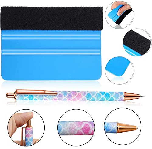 Weeding Tools for Vinyl,2 Pieces Air Release Pen Craft Vinyl Weeding Tools Stainless Steel Point Retractable Air Release Weeding Tools for Craft buysigo