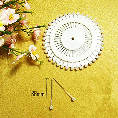 Woohome 9 PCS Floral Arrangement Tool Kit, 5 PCS Floral Tape Stem Wrap, 26 Gauge Floral Stem Wire, Double-Sided Tape and 120 PCS Ball Head Pins for Woohome