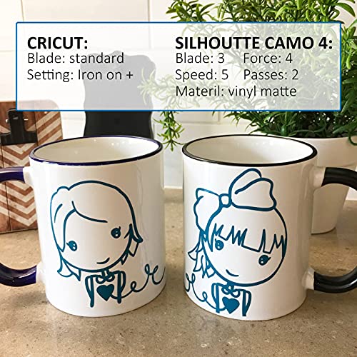 Lya Vinyl Permanent Vinyl Bundle, 25 Self Adhesive Vinyl Sheets + 5 Holographic Vinyl Sheets for Cricut, 12" x 12" Vinyl Bunble for Mug, Cup, Window, Lya Vinyl