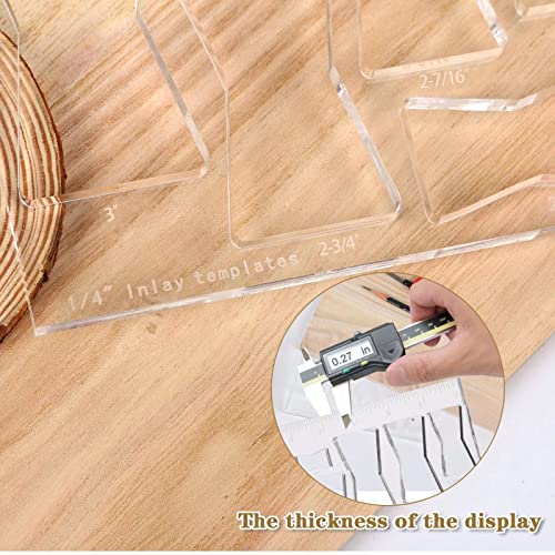 Router Clip Butterfly Inlay Template Woodworking Decoration Router Fixture Template, Butterfly Inlay Template Decoration Router and Woodworking ACCZIO