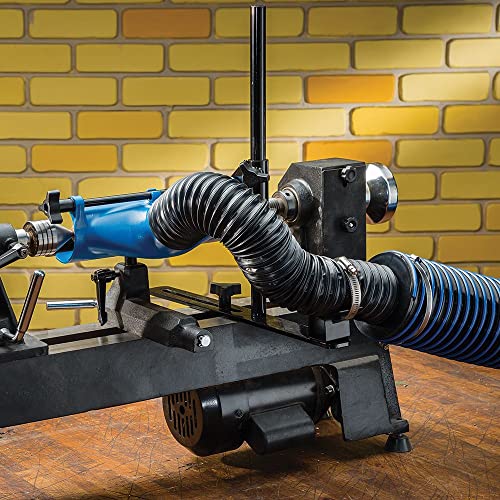 Dust Right Lathe Dust Collection System – Shop Dust Collection System Reduce the Amount of Dust in Air, Floor - Lathe Dust Collection Includes 9” Dust Right