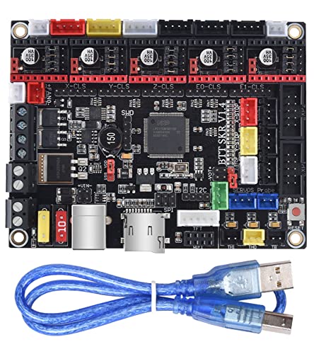 BIGTREETECH SKR V1.4 Control Board 32bit Upgrade SKR V1.3 Motherboard, Compatible TFT35/TFT35 E3/TFT70 Touch Screen Mini12864 LCD Support BIGTREETECH