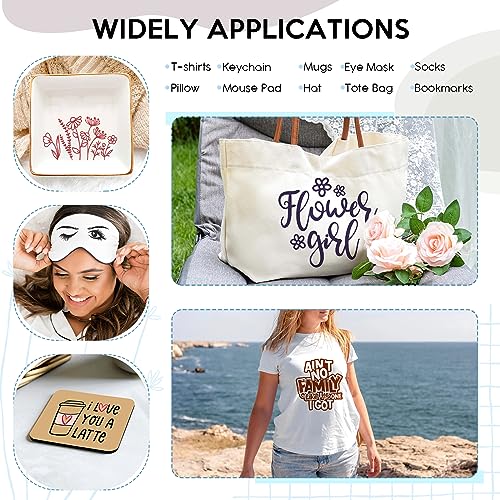 HTVSTD Infusible Ink Transfer Sheets - 23 Sheets 12" x 10" Solid Color Infusible Ink Sheets Paper for Tumbler T-Shirts Mugs DIY Sublimation Paper HTVSTD