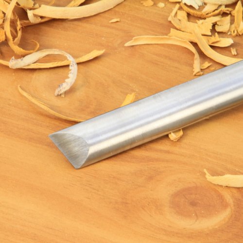 Hurricane Turning Tools, HTT-115, High Speed Steel, 3/4" Oval Skew Chisel for Woodturning Hurricane Turning Tools