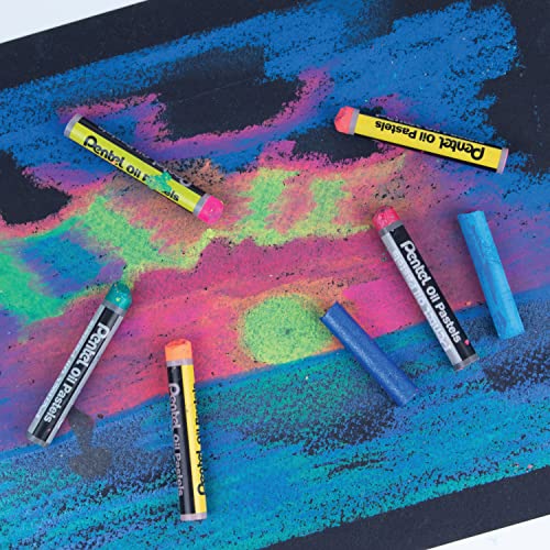 Pentel Arts Fluorescent Oil Pastels Pentel