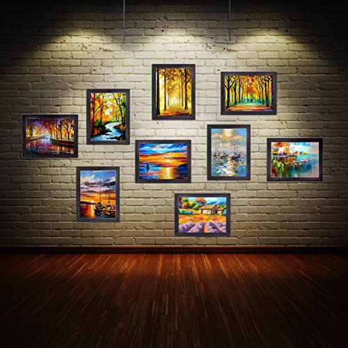 Sublimation Blanks Products for 8x10 Picture Frame, 15Pcs for DIY Halloween Christmas Photos, Double-Sided Decorative Canvas Pads Sublimation Mity rain