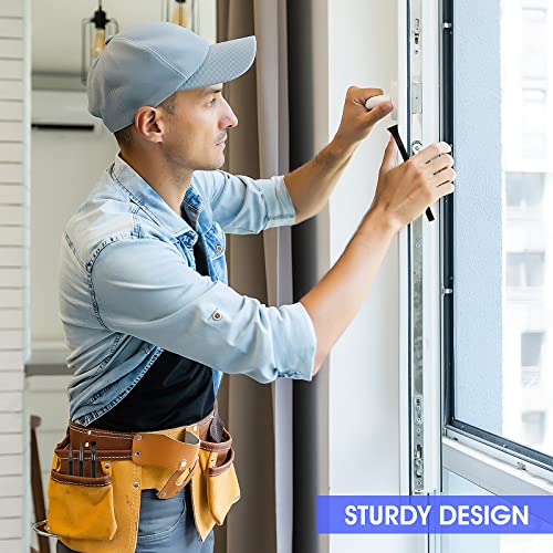 9 Pieces Plastic Scraper Tool Carbon Fiber Multi-Purpose Scraper Scratch Free Cleaning Scraper Tool for Tight Spaces and Gaps, Stickers/Food/Paint Abeillo