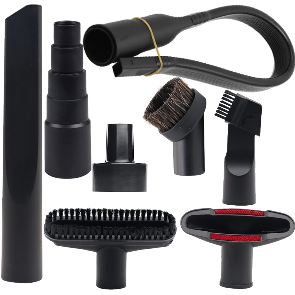 8 Pcs Household Cleaning Vacuum Cleaner Attachments for Shop Vac Accessories - 2 1/2" to 1 1/4" Vacuum Hose Adapter, 1 7/8" to 1" Adapter for Shop GIB cleaningtool