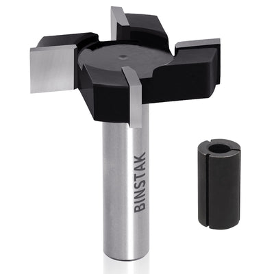 CNC Spoilboard Surfacing Router Bit 1/2" Shank, Slab Flattening Router Bit Carbide Planer Router Bits Wood Milling Cutter Planing Tool Woodworking