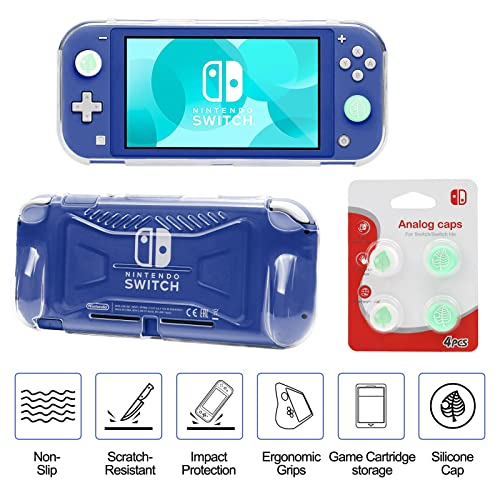 Switch Lite Accessories Bundle, Kit with Carrying Case,TPU Case Cover with Screen Protector,Charging Dock,Playstand, Game Card Case, USB Cable, WDZREE