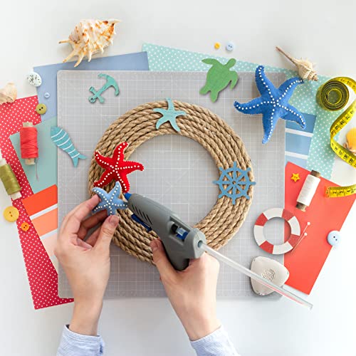 Coastal Cruise Ship Miniature Beach Themed Craft Wood Cutout Starfish, Sea Turtle, Sea Ring, Captain Wheel and Fish Small Wood Nautical Marine Jetec