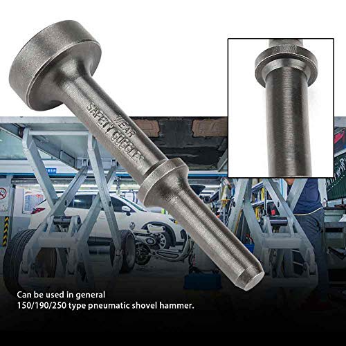 Air Hammer Bit Chrome Molybdenum Steel Smoothing Pneumatic Drifts Hammer Bit Extended Length Impact Tool(100mm) Hilitand
