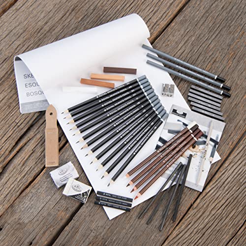 Royal & Langnickel Essentials ClearView Sketching Art Set, 44pc Royal & Langnickel