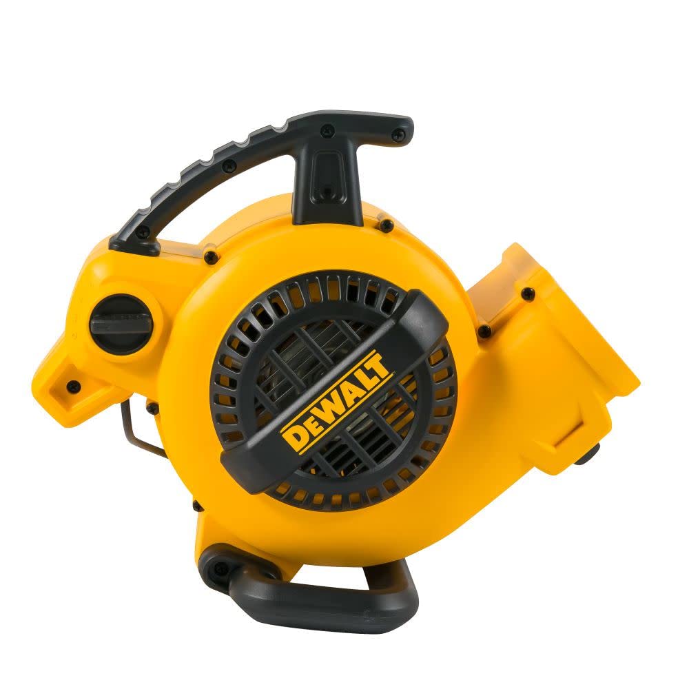 DeWalt Portable Air Mover, 276W 3 Speed Floor Fan, Utility Blower Fan, 1/5 HP 600 CFM Floor Dryer, Carpet Dryer, Floor Fan, Blower, for Janitorial, DEWALT