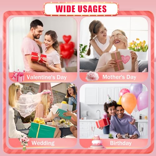 AWIZOM 72 Pcs Unfinished Heart Wood Slices Cutouts with Twine,Pens,Bells AWIZOM