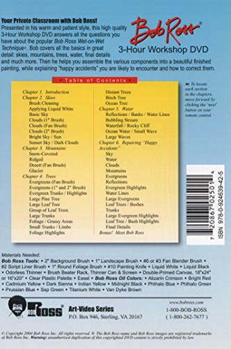 BOB ROSS DVD WORKSHOP BOB ROSS INC.