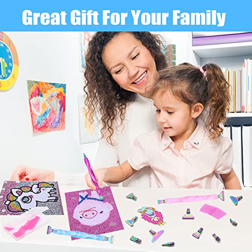 ZYNERY 27 PCS Diamond Painting Pens Kit, 12 PCS Metal Screw Thread Tips Stainless Steel Tips with 12 Clay, Diamond Art Pens 5D Diamond Painting Tools ZYNERY