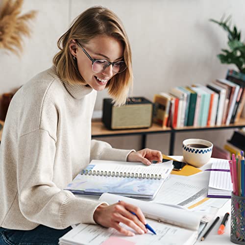 Arteza Academic Planner Bundle, Includes 9 x 7 Inches Planner, 6 x 8 Inches Lined Journal, and 2 Sticker Sheets, Office Supplies and College ARTEZA