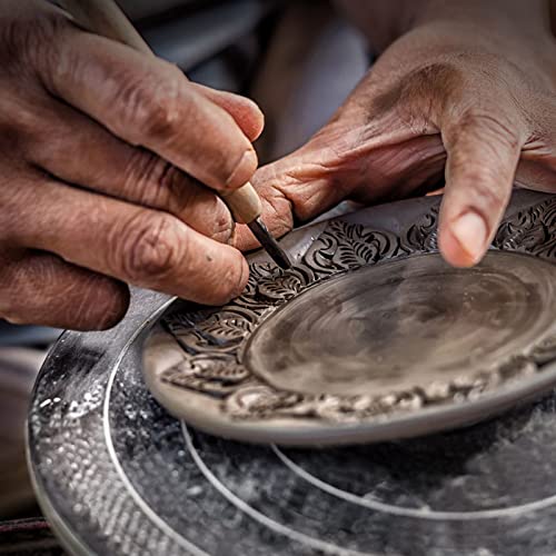 Falling in Art Heavy Duty Metal Pottery Decorating Banding Wheel, 12 Inches Diameter Falling in Art