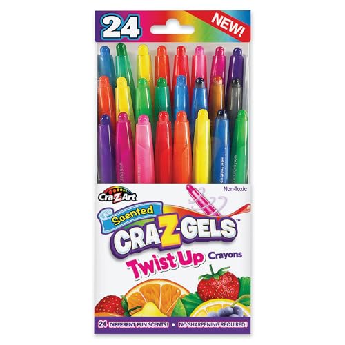 Cra-Z-Art CRA-Z-Gels Scented Twist-Up Crayons - 24 Count Cra-Z-Art