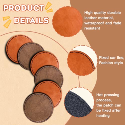 120PCS Blank Hat Patches Laserable Square Rustic Leatherette Patch Adhesive Faux Leather Patches Blanks for Hats Fabric Custom Repair Sew Laser Bestlabel