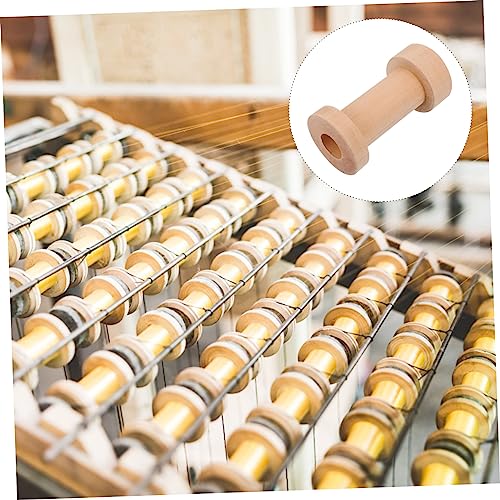 EXCEART Spool Threading Tool Yarn Winder Unfinished Bobbins Kit Extension Machine Wax Clips Accessories Needle Cable Making Empty Thread Bobbins EXCEART
