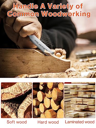 Lytool 5 Piece Wood Chisels Set, Wood Working Chisel Set for Woodworking, Carpentry, CR-V Steel Beveled Edge Blade, Wood Chisels for Woodcarving, Lytool