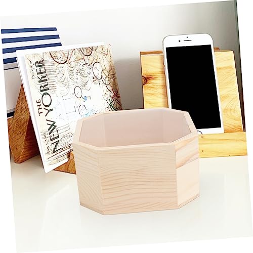 TEHAUX 1pc Box Wooden Box Jewelry Organizer Tray Jewelry Gift Boxes for Earrings Craft Wood Crates Jewelry Gift Chest Wood Treasure Chest Kids TEHAUX