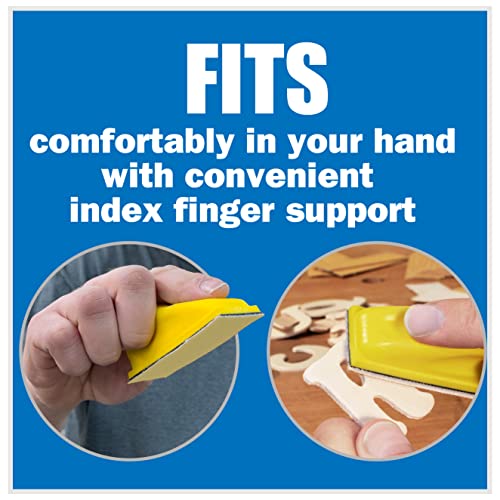 Sanding Mouse Mini Detail Sander with 50 Pre-Cut Gold Sanding Strips • 10 each of The Following Grits are Included: 80, 120, 150, 220 and 400 KEYSTONE