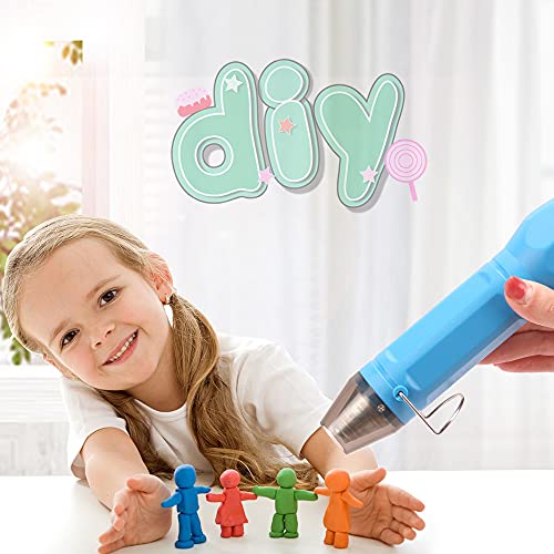 Mini Heat Gun Dual-Temperature 392℉ & 662℉ Hot Air Gun Multi-Purpose Electric Heating Tools Shrink Pen for Crafts, Shrinking PVC, DIY, Embossing, LDK