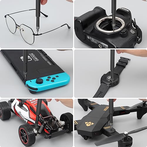 SHARDEN Precision Screwdriver Set 49 in 1 Small Screwdriver Set Magnetic Screwdriver Kit Electronic Repair Tool kit for Laptop, iPhone, Computer, Sharden